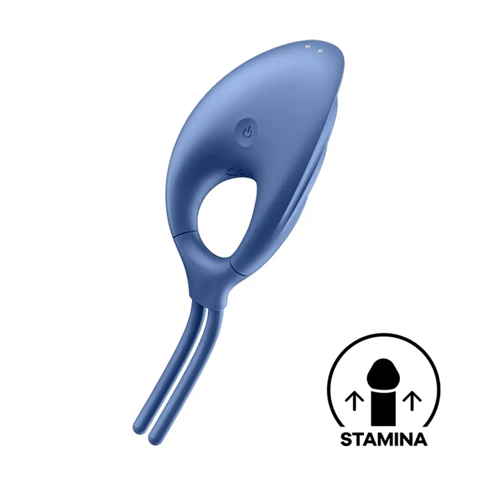 Anel Vibratório Swordsman Satisfyer Azul 1