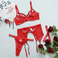 Conjunto de 3 Peças Diamond Net Vermelho de Namour - Thumbnail 5