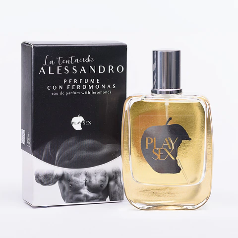 Perfume com Feromonas Alessandro para Ele 50ml Tentación Play Sex