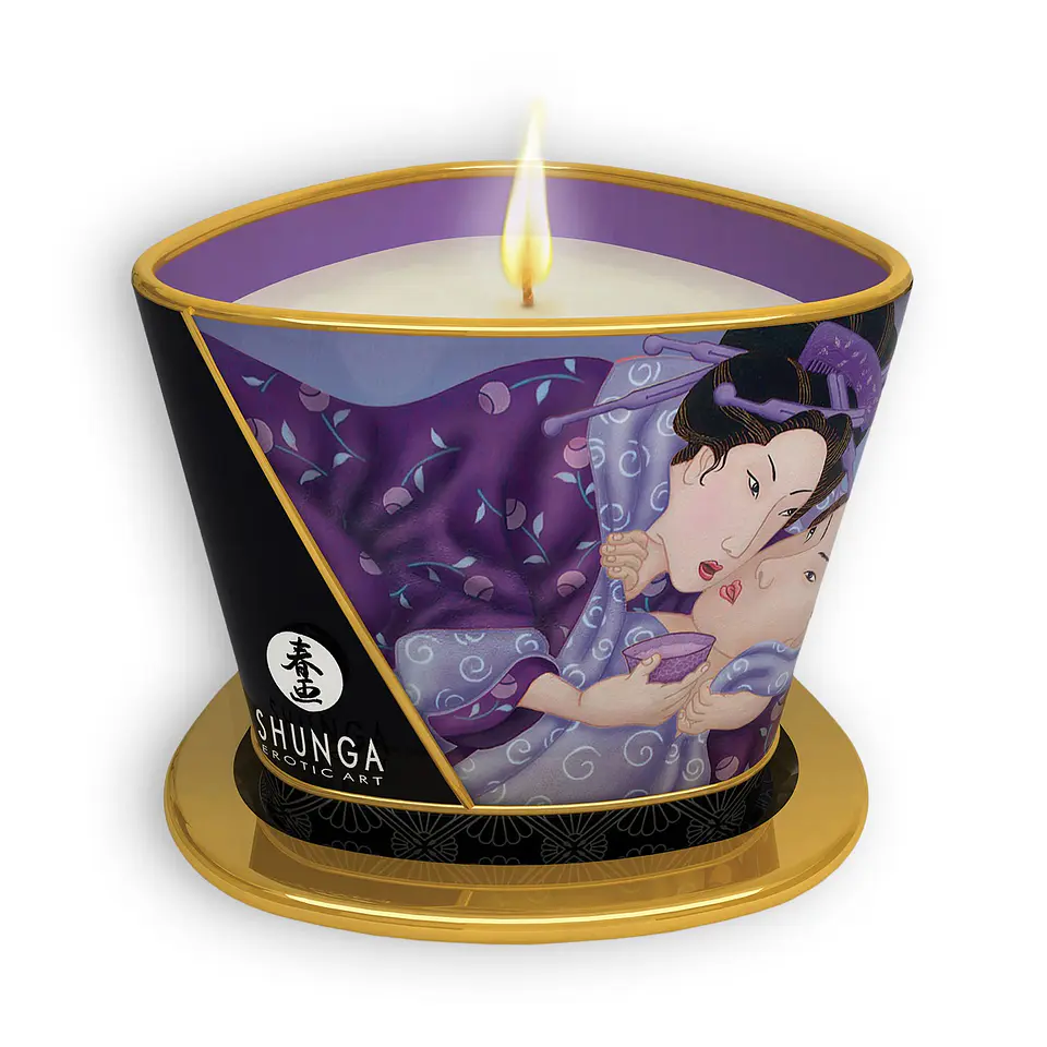 Vela de Massagem Shunga Libido Frutos Exóticos 170ml Shunga Erotic Art 1
