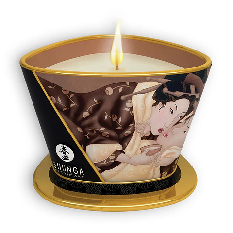 Vela de Massagem Shunga Excitation Chocolate 170ml Shunga Erotic Art