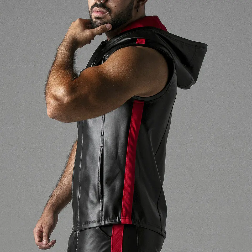 Colete Massive Rude Hoody Vermelho Locker Gear 6