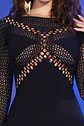 Mini Vestido Preto Chilirose (CR-4682) - Thumbnail 6