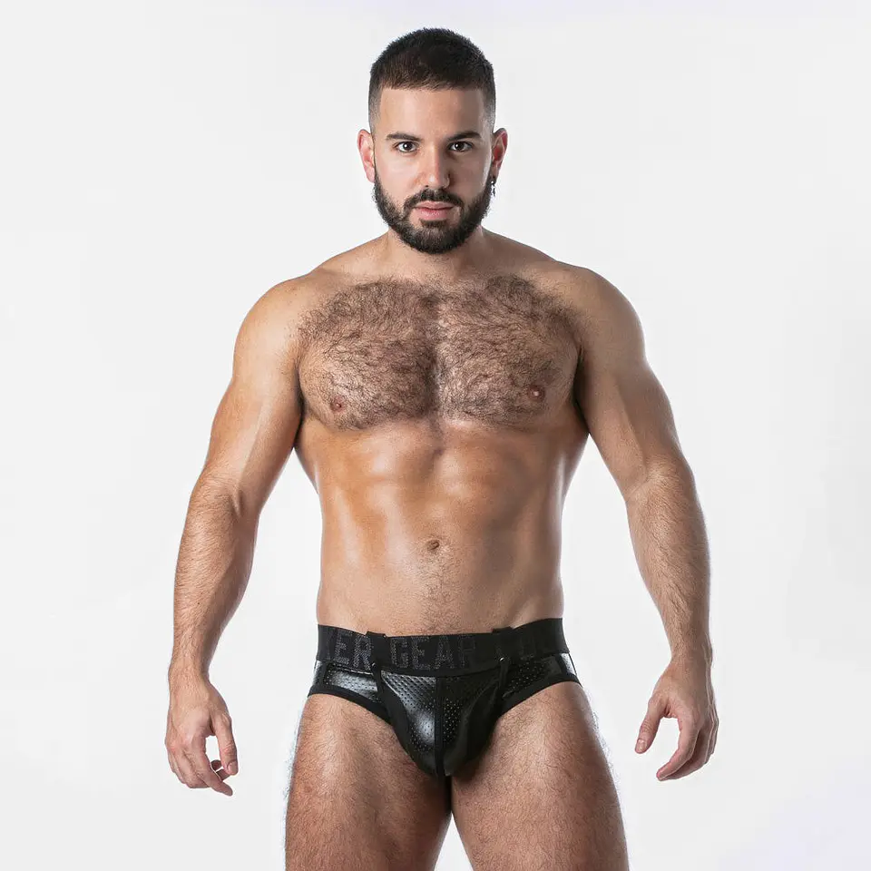 Cueca Jock Open Access Locker Gear Preto 4