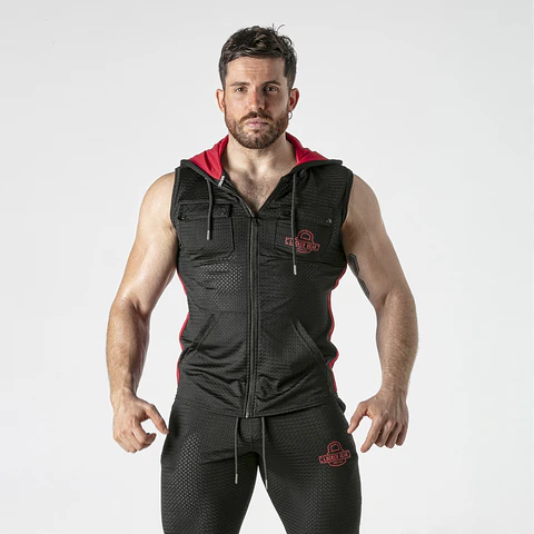 Colete Hoody Vermelho Locker Gear