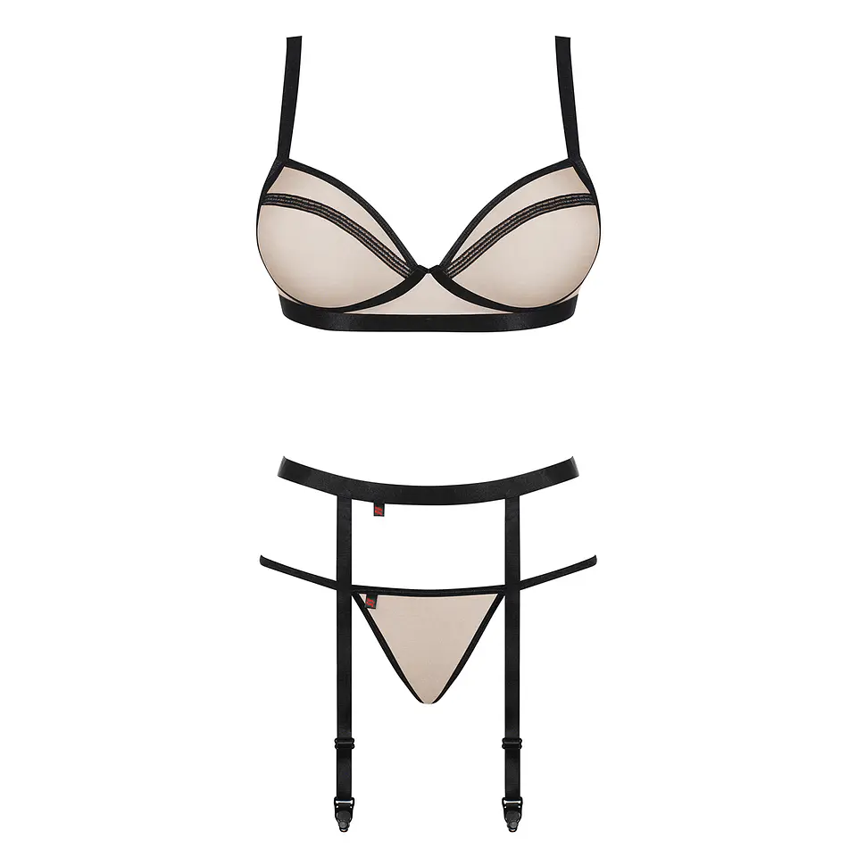 Conjunto Nudelia Obsessive Preto 3