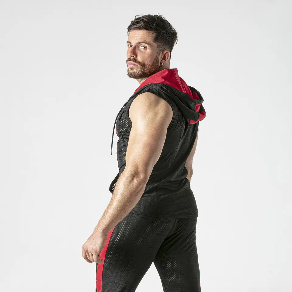 Colete Hoody Vermelho Locker Gear 6
