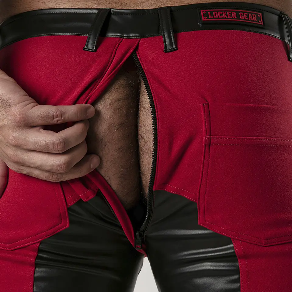 Calção Perneira 5 Pocket Chap Short Vermelho Locker Gear 3