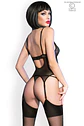 Corpete e Tanga Preto Chilirose (CR-4475) - Thumbnail 5
