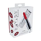 Vibrador com 4 Acessórios Angel Lipstick Clear Loveline - Thumbnail 2