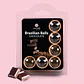 Bolas Lubrificantes Beijáveis Brazilian Balls Sabor a Chocolate 6 X 4gr Secret Play - Thumbnail 1