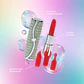 Vibrador com 4 Acessórios Candy Lipstick Loveline - Thumbnail 2