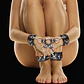 Algemas para os Pulsos e Tornozelos Ouch! Leather Hand and Leg Cuffs Pretas - Thumbnail 1
