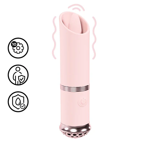 Vibrador Luxe Mini Lipstick Vibe Rosa Lovenile Loveline