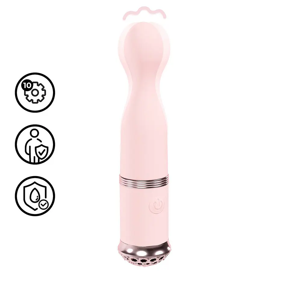 Vibrador Finesse Ball Tip Vibe Rosa Loveline 1