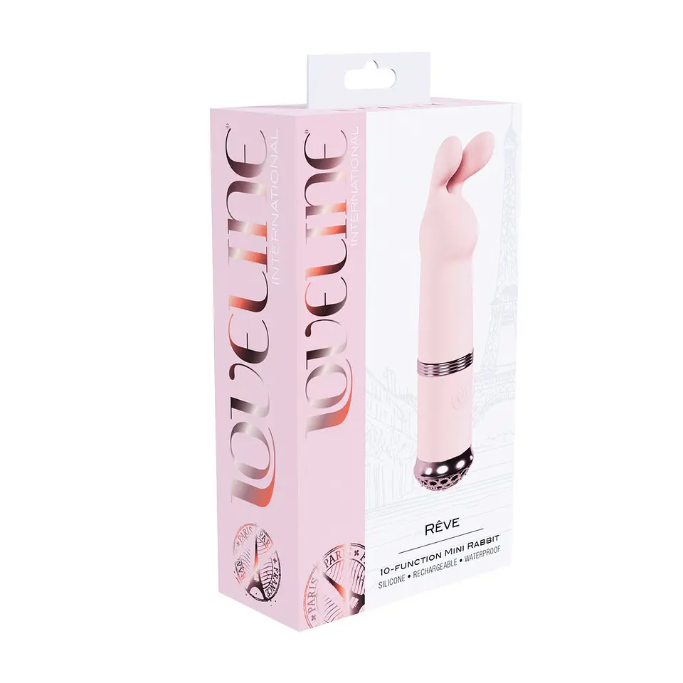 Vibrador Reve Mini Rabbit Rosa Loveline 2