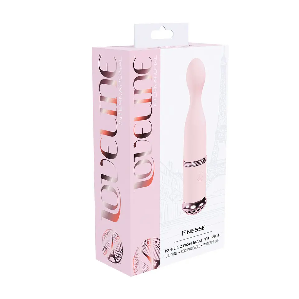 Vibrador Finesse Ball Tip Vibe Rosa Loveline 2