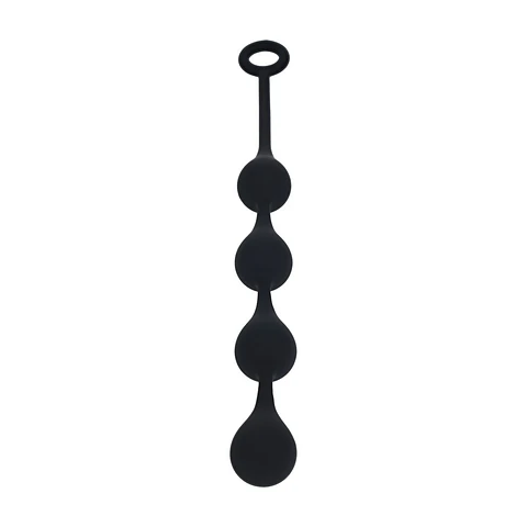 Bolas Anais de Silicone em Forma de Gota de Àgua M 30mm Pretas Levelz