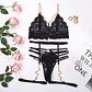 Conjunto de 3 Peças Lace Cut-Out Preto de Namour - Thumbnail 4