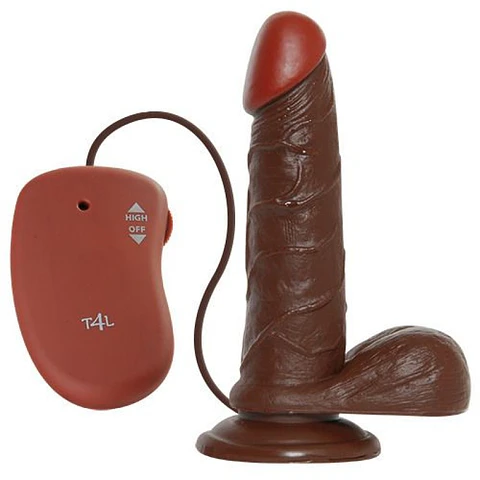 Vibrador Realístico Real Rapture Earth Flavour 6.5'' Negro Toyz4lovers