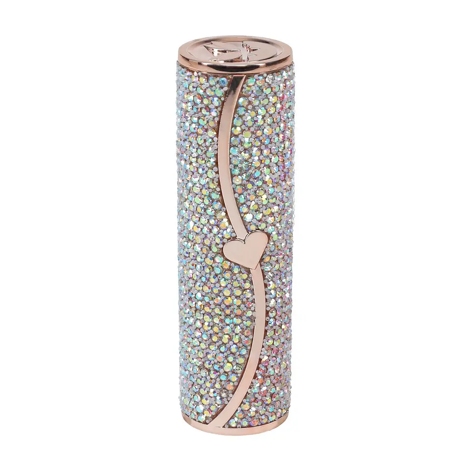 Vibrador com 4 Acessórios Sparkle Lipstick Iridescent Loveline 5