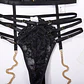 Conjunto de 3 Peças Lace Cut-Out Preto de Namour - Thumbnail 6