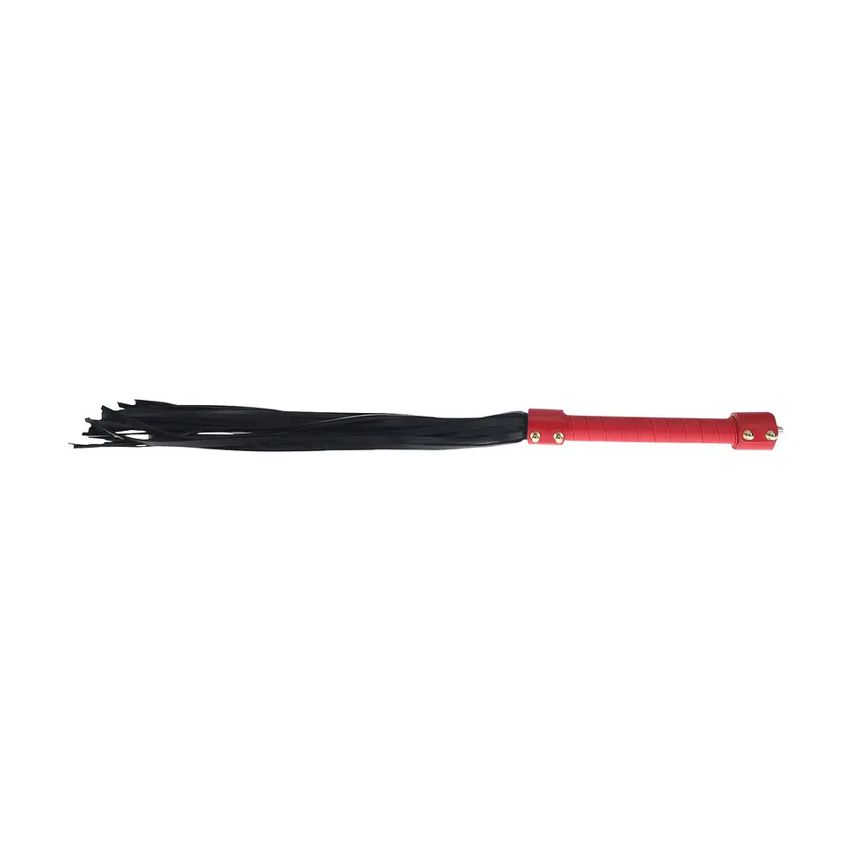 Chicote Milan Collection Preto/Vermelho Ouch! 2
