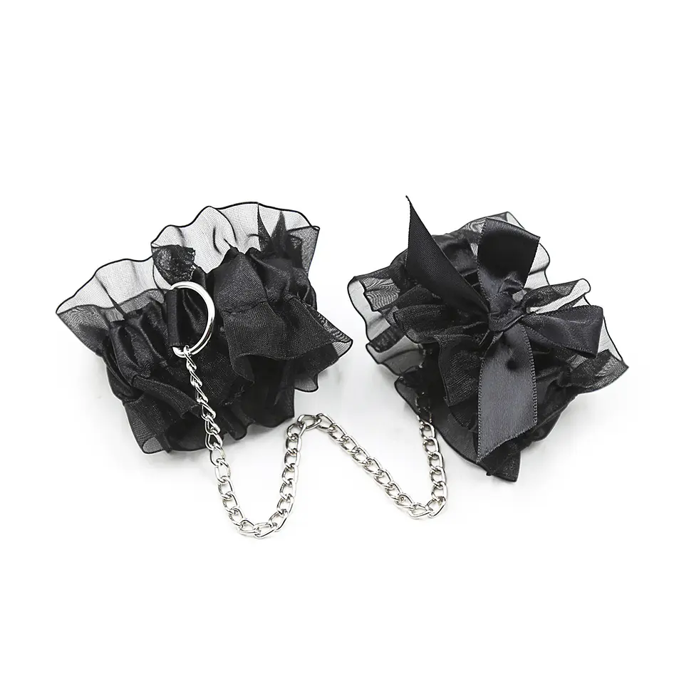 Conjunto de Renda Preta Lace Me Up Crushious 4