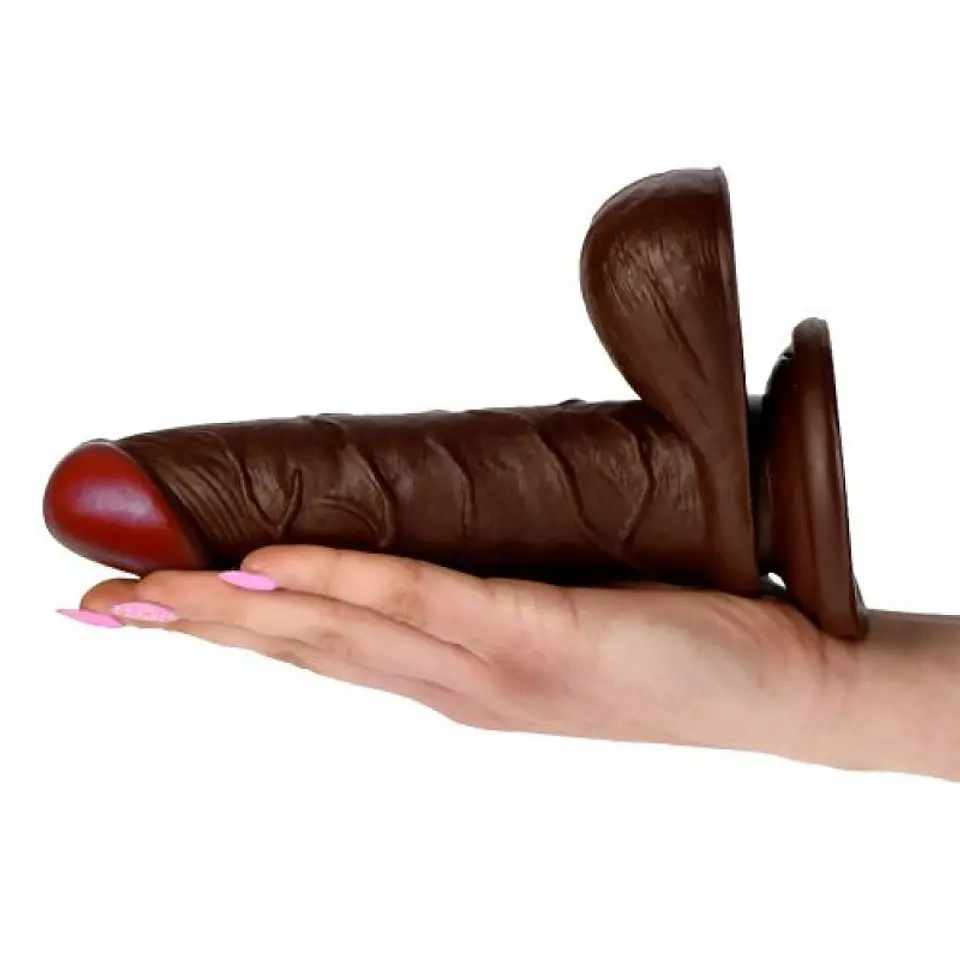 Vibrador Realístico Real Rapture Earth Flavour 6.5'' Negro Toyz4lovers 4