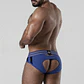 Cueca Backroom Bottomless Locker Gear Azul - Thumbnail 1