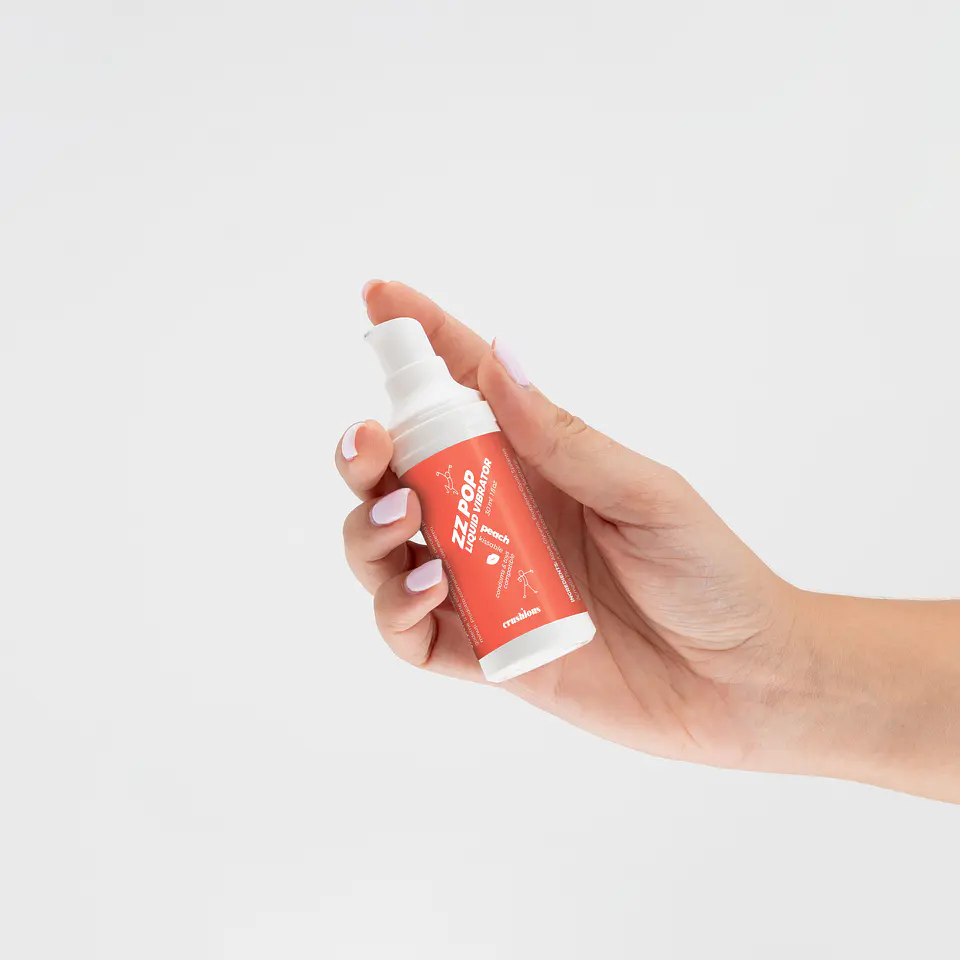 Vibrador Líquido Zz Pop com Aroma Pêssego 30ml Crushious 4