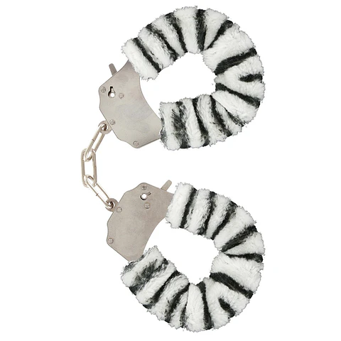 Algemas com Pelúcia Furry Fun Zebra Toyjoy