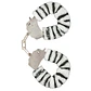 Algemas com Pelúcia Furry Fun Zebra Toyjoy - Thumbnail 1