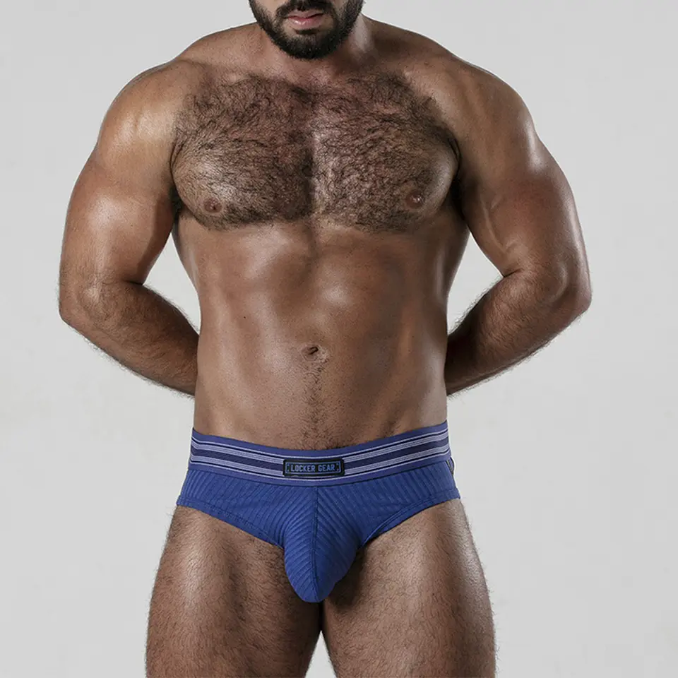 Cueca Backroom Bottomless Locker Gear Azul 2