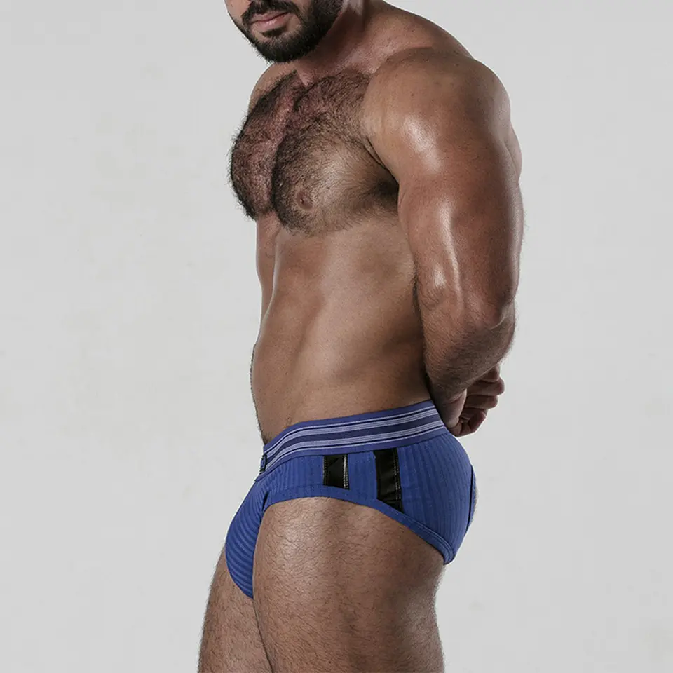 Cueca Backroom Bottomless Locker Gear Azul 3