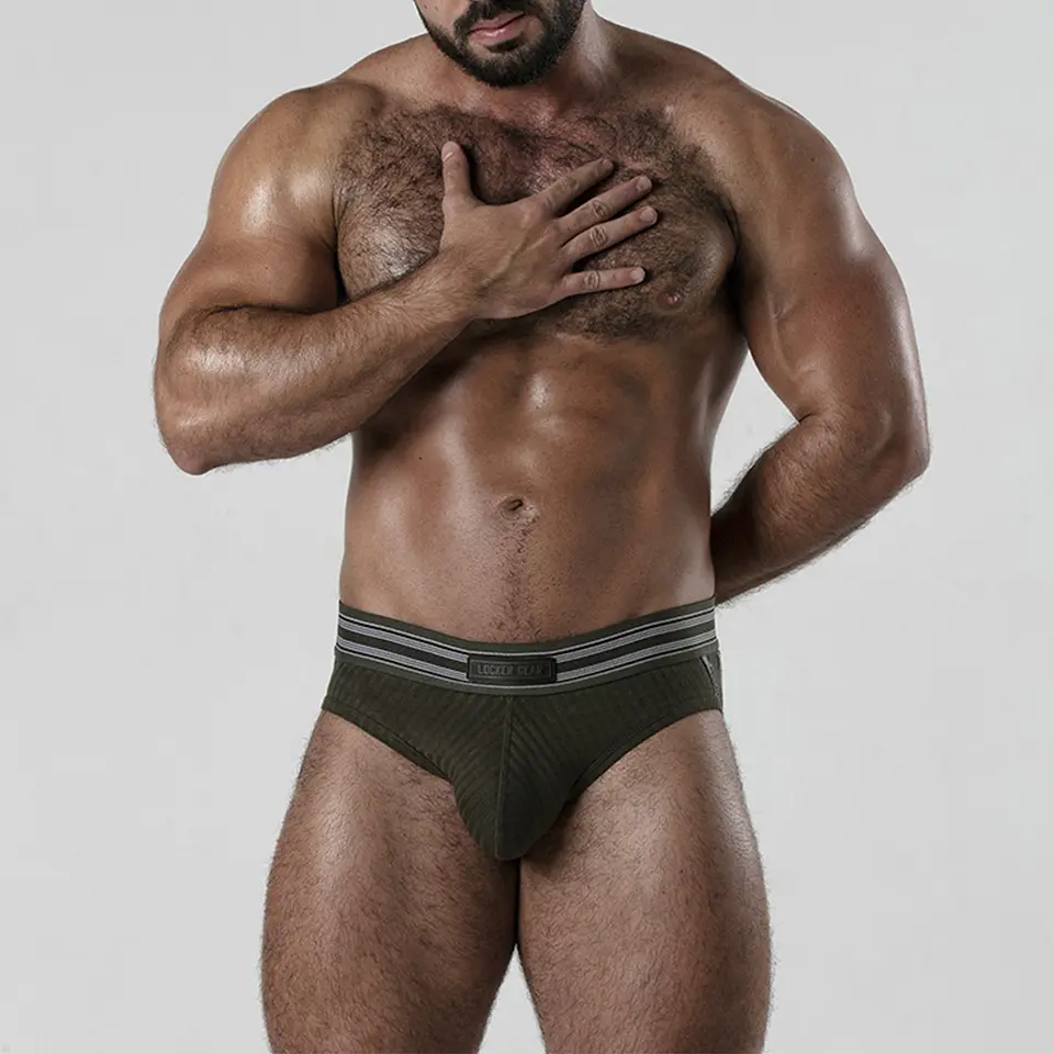 Cueca Backroom Bottomless Locker Gear Caqui 2