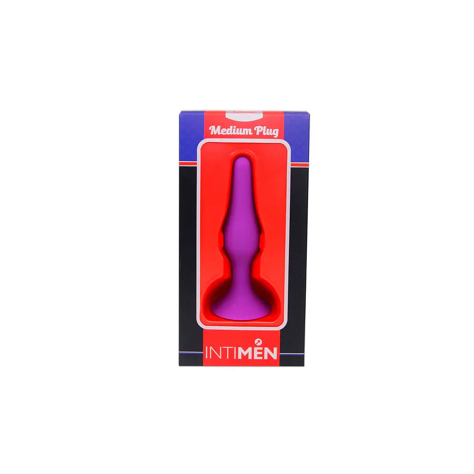 Plug Anal Médio Roxo Intimen 1