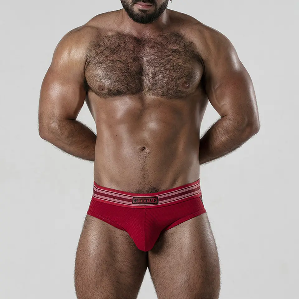 Cueca Backroom Bottomless Locker Gear Vermelha 3