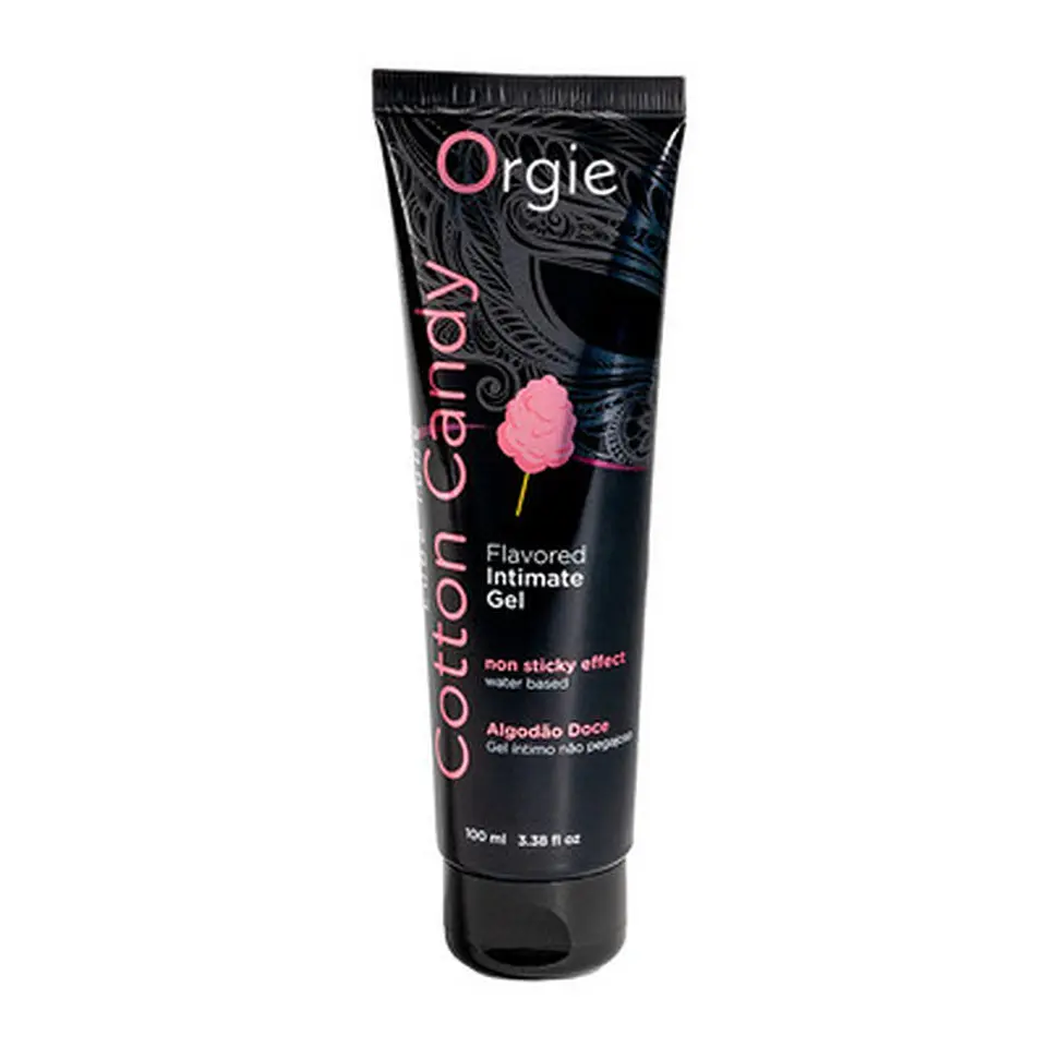 Lubrificante à Base de Água com Sabor a Algodão Doce 100ml Orgie 2