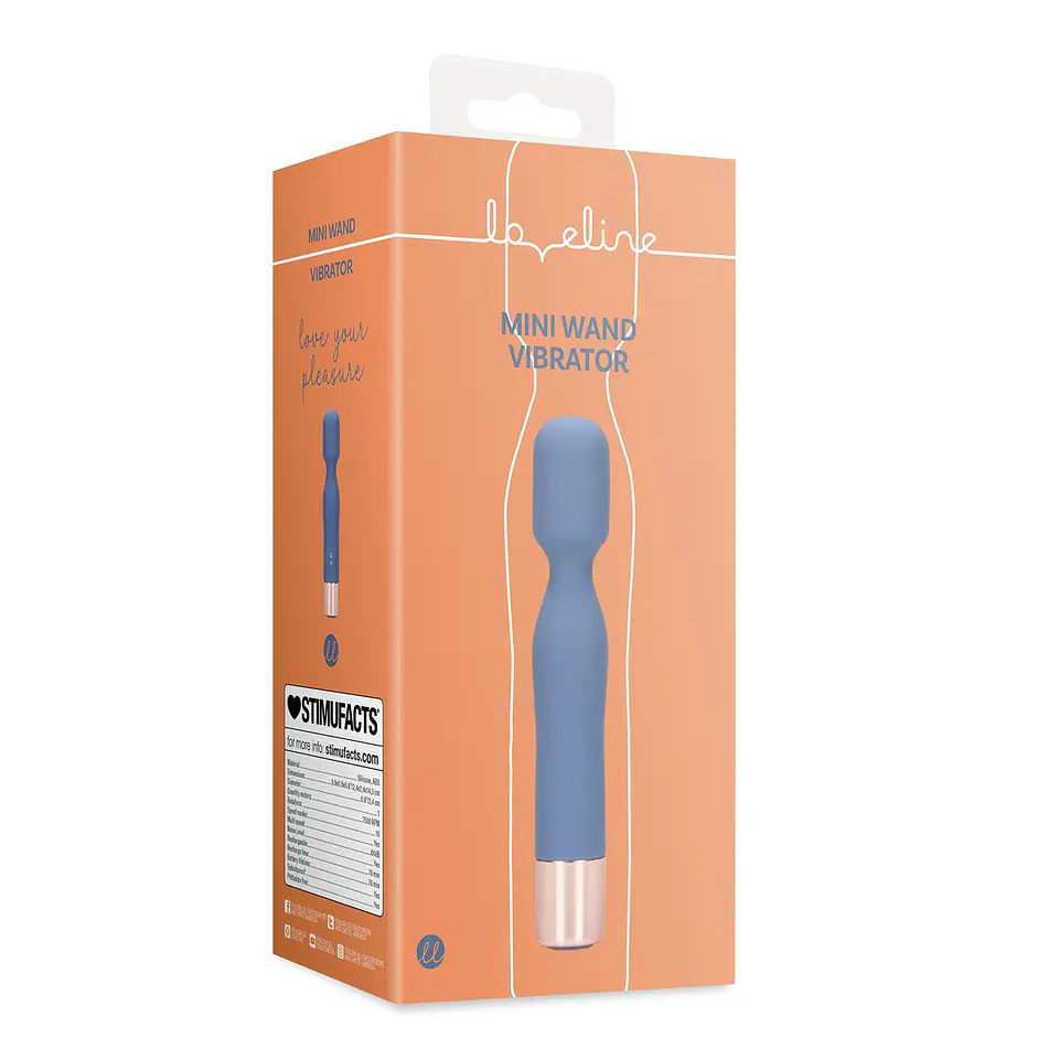 Mini Vibrador Varinha Blue Horizon Loveline 2