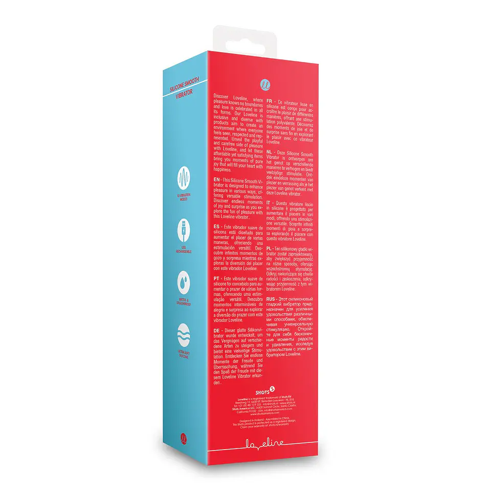 Vibrador de Silicone Salsa Loveline 3