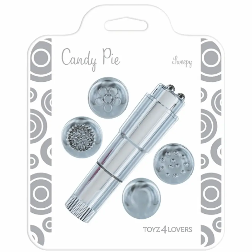 Vibrador Candy Pie Sweepy Prateado Toyz4lovers 2