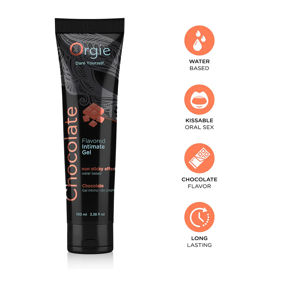 Lubrificante à Base de Água com Sabor a Chocolate 100ml Orgie 6