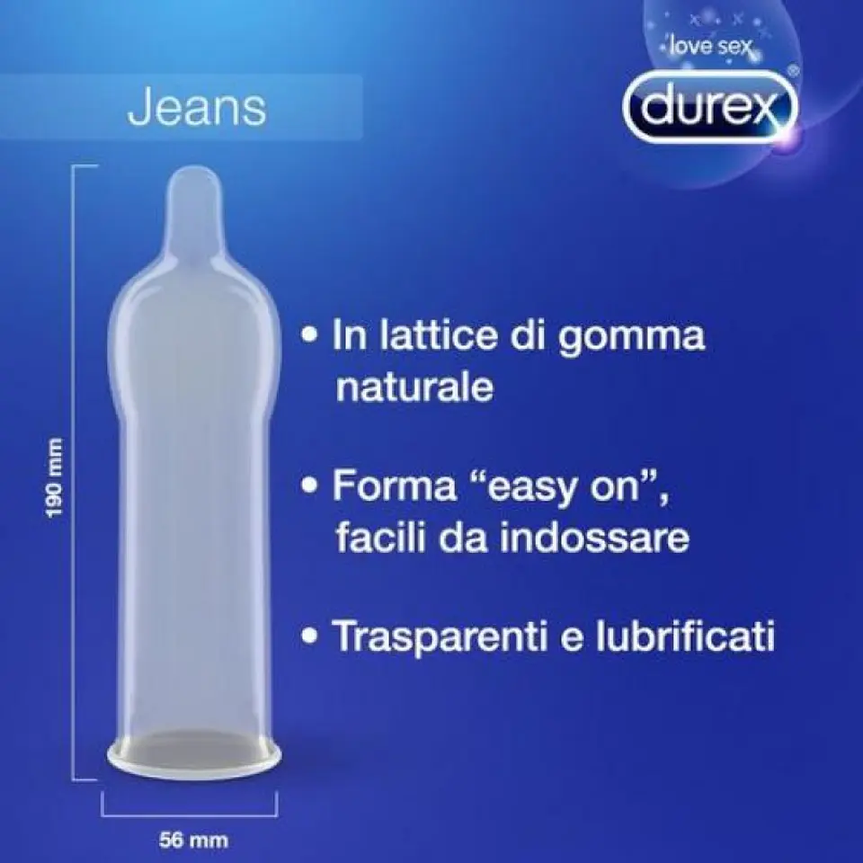 Preservativos Durex Jeans 6 Unidades 2