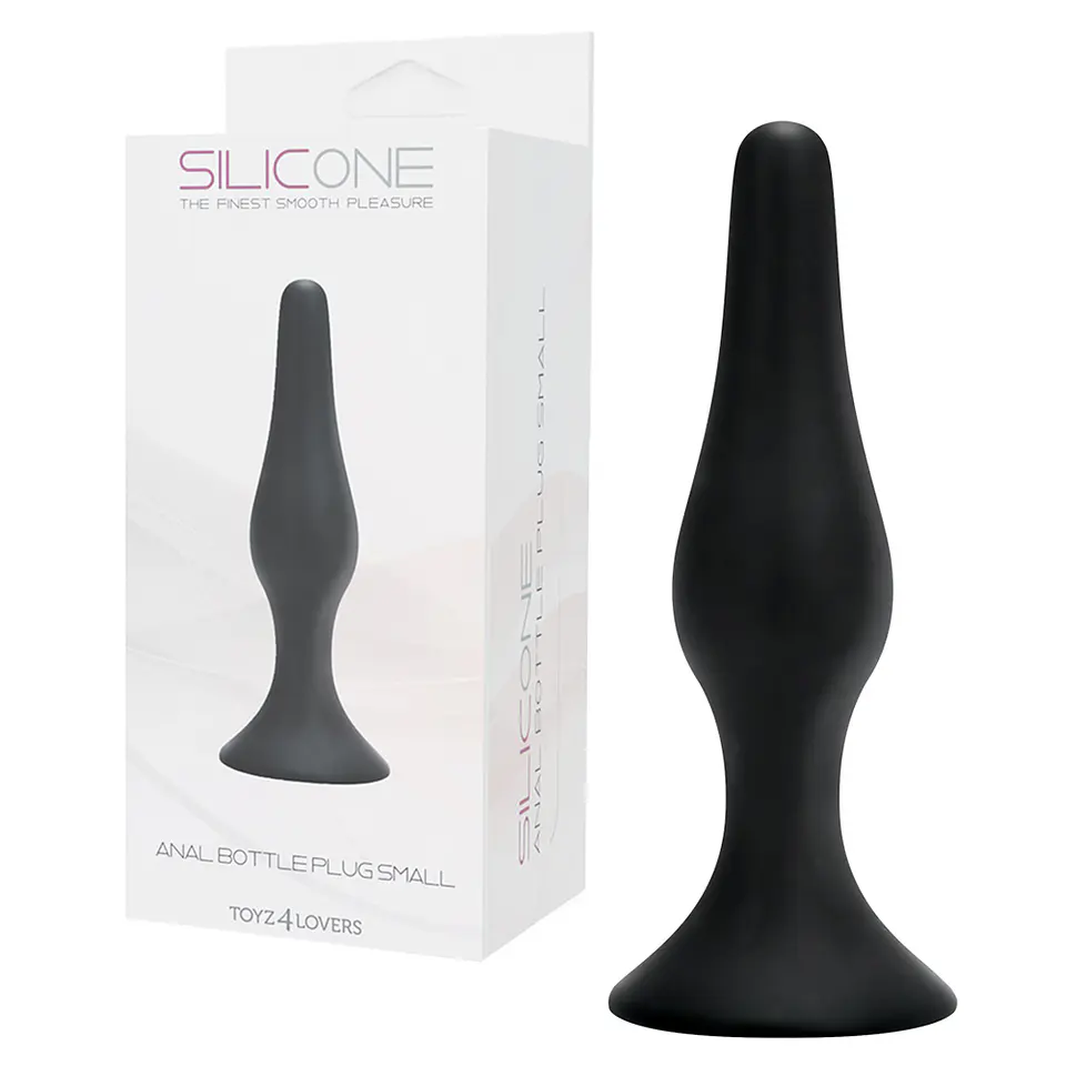 Plug Anal Bottle Plug Preto Small 2