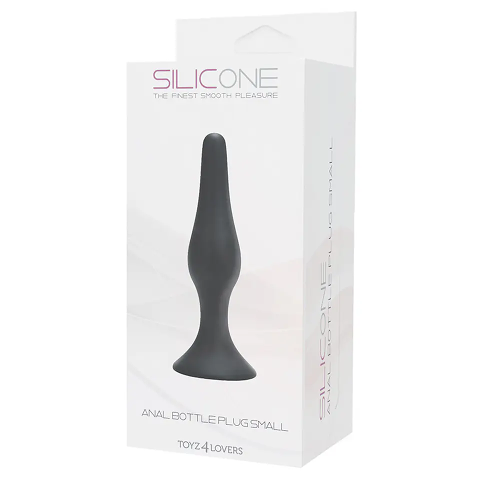 Plug Anal Bottle Plug Preto Small 3