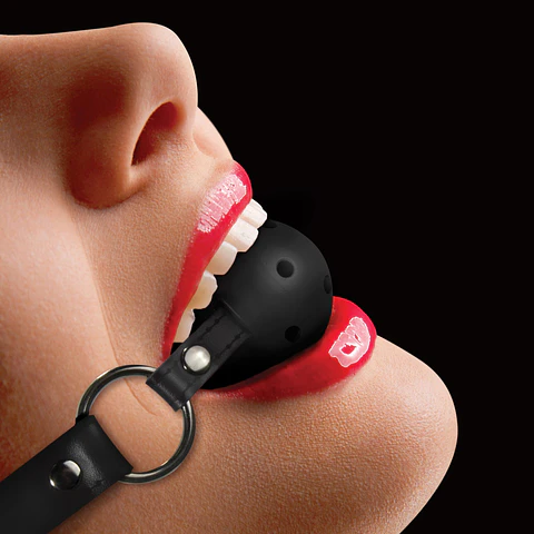 Mordaça Ouch! Ball Gag Preta