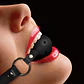 Mordaça Ouch! Ball Gag Preta - Thumbnail 1