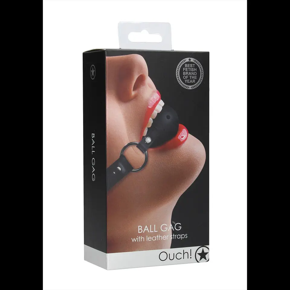 Mordaça Ouch! Ball Gag Preta 3