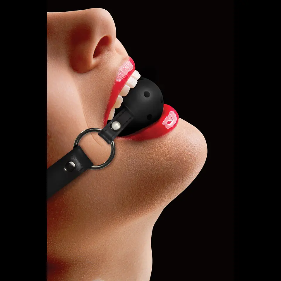 Mordaça Ouch! Ball Gag Preta 5
